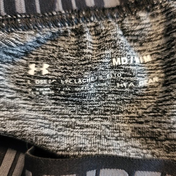 Under Armour HeatGear Gray Capri Pants Loose Fit Size M - Picture 4 of 4